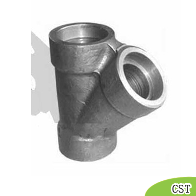 malleable iron Y pipe tee