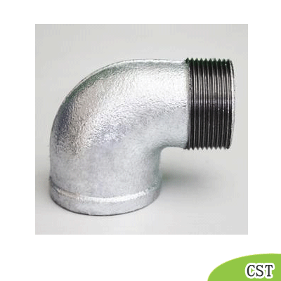 malleable iron male and female thread elbow
